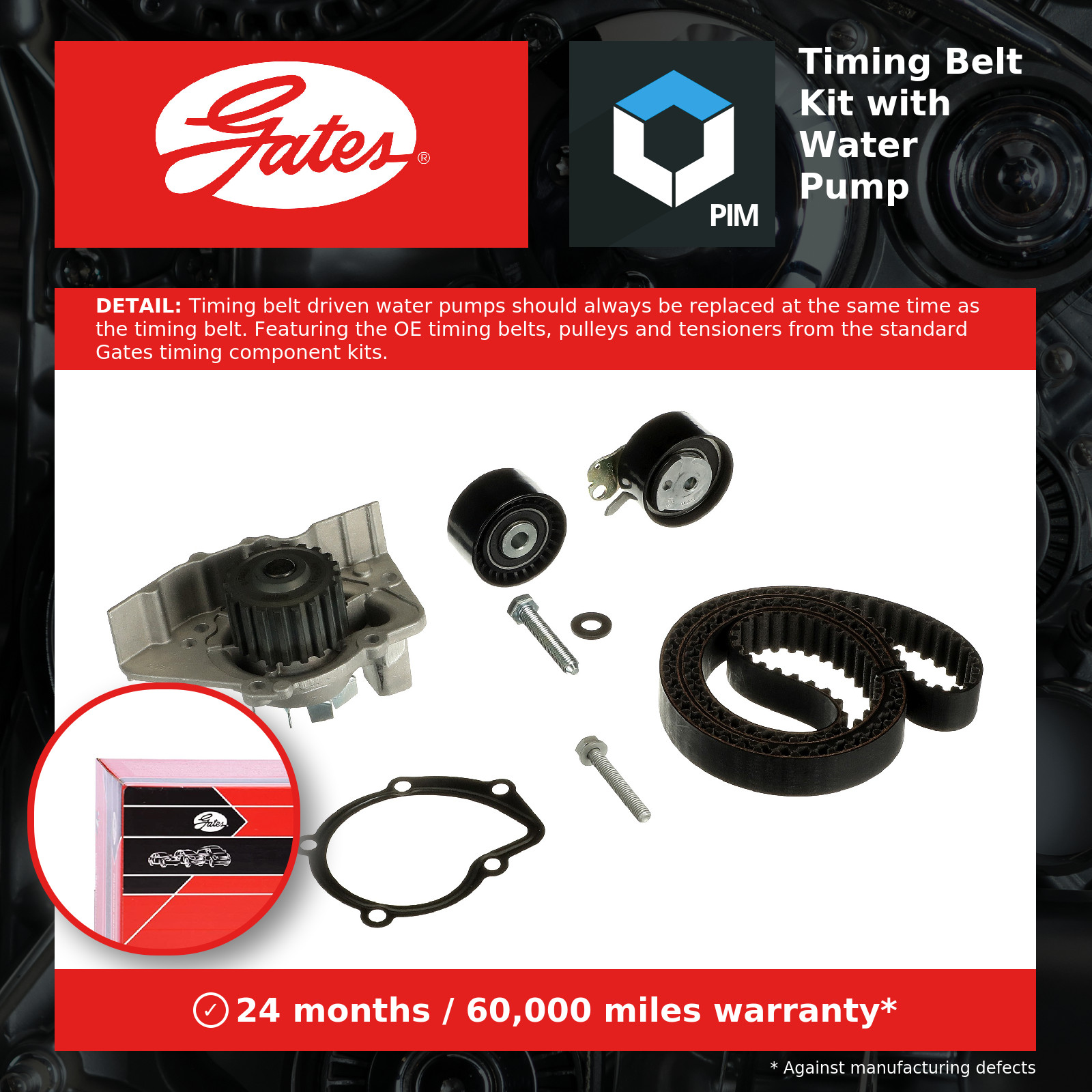 ✅Fits GATES-ZESTAWY KP35468XS TIMING BELT KIT +PUMP ⭐UK Seller⭐ - Image 6