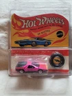 Vintage 1969 Hot Wheels Redline CARABO Hot Pink Black Interior Blisterpack
