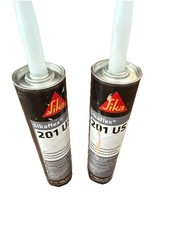 Lot of 2 Sika SikaFlex 201 US General Purpose Polyurethane Sealant Cartridges