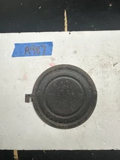 (A987) - ANTIQUE 4.5" MANTEL CLOCK BACK DOOR