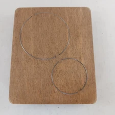 Circles 3" & 2" Shapes Ellison Educational Equip Accucut Wood Dies 6"x5" 