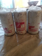 3 FLEETGUARD FF5078 Luber-Finer LFF3530 Fuel Filter, WIX 33336, DONALDSO P552603