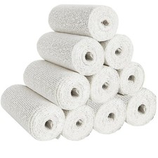 10 Pack Plaster Bandages 4" x 15 ft Plasters Cloth Rolls Plaster Gauze Strips...