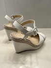 100% AUTHENTIC NEW WOMEN LOUBOUTIN ALMERIA WHITE 120 WEDGE/ESPADRILLE US 9 — photo 10