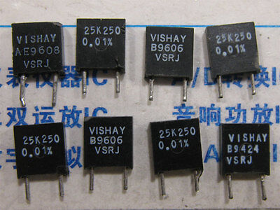 1x 25k250 Vishay Vsrj Series Bulk Metal Foil Precision Resistors 0 01 25 25kw Ebay