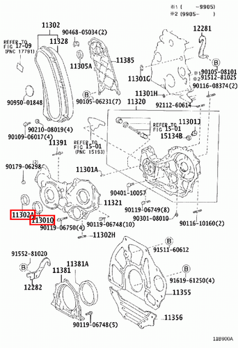 Genuine LandCruiser HDJ81 HDJ80 1HD Timing Cover Injector Fuel Pump Oil Seal - Picture 9 of 20