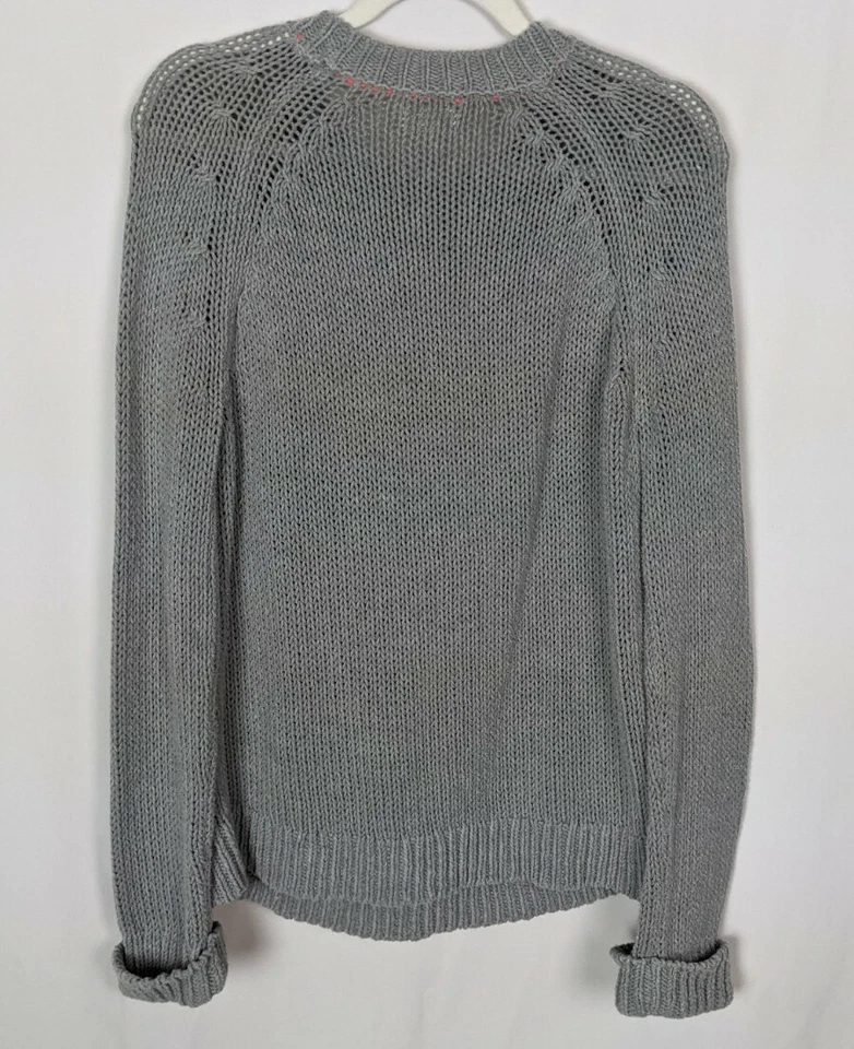 Suéter de pompón colorido Boden para niñas largo tejido gris mezcla de algodón talla 15-16 años Foto 4 de 4