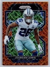 2021 Panini Prizm #246 Jourdan Lewis Orange Lazer Prizm