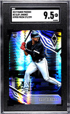 2019 Panini Phoenix #2 Eloy Jimenez HYPER PRIZM /299 SGC 9.5 MINT+ RC
