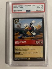 2023 Disney Lorcana Legendary Donald Duck - Not Again PSA 10