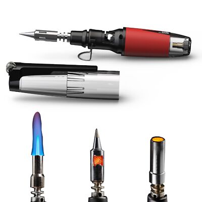 IRODA SOLDERPRO 120K Cordless Butane Soldering Kit 4-in-1 - Heat Shrink, Hot Knife, Soldering Iron, Butane Torch. Must Have Kit For Hobbyists. 25 Second Heat Up 100 Mins Run Time. Butane Not - View #9