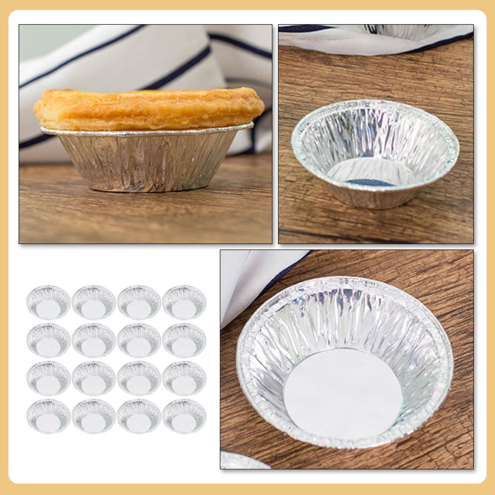 300 Pcs Tin Foil Egg Tart Base Cajas Para Con Chocolate eBay