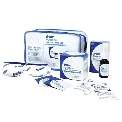Eyebrow Color Eye Cleaning Kit Lid Hygiene Care with Moist Heat Compress