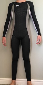RARE MENS SPEEDO FULL BODY SWIMMING SUIT SMALL SKIN SWIM ...