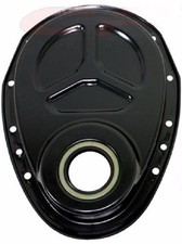 Black Roller Cam Timing Cover Engine Case For 1955 1995 Chevrolet Sbc 350 Black Roller Cam Timing Cover Engine Case For 1955 1995 Chevrolet Sbc 350
