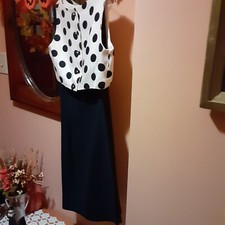 Vintage Little 2 Piece black dress