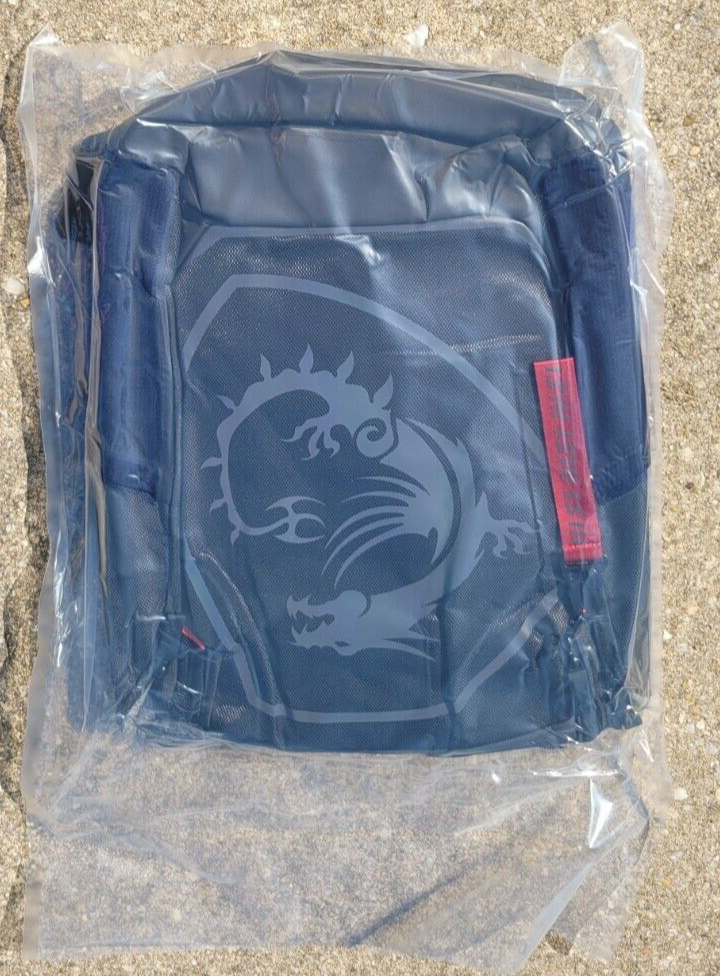 MSI Titan Gaming バックパック ドラゴン 新品 未開封 Sealed MSI Gaming Backpack, Black polyester Pack Carry Bag