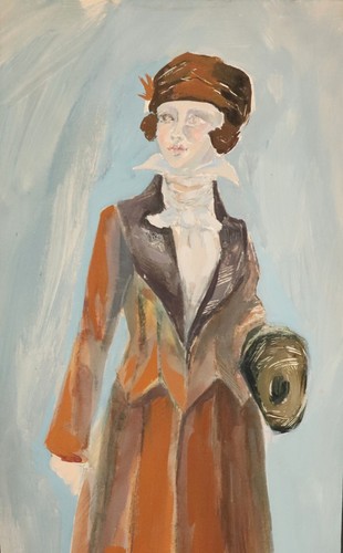 Vintage original gouache painting theatre costume design - Picture 6 of 13