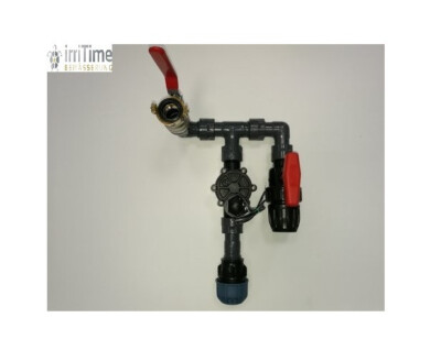 Vormontiert Magnetventil Verteiler 1-fach 32 mm Anschluss Rain Bird DV 24 Volt