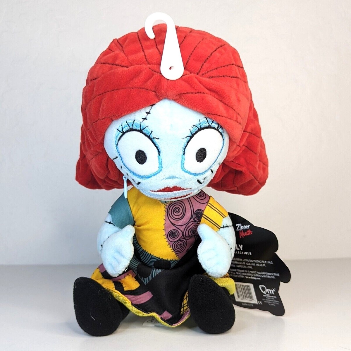 QMx Nightmare Before Christmas Sally Zippermouth Plush - 9 Inch With Magnetic Limbs