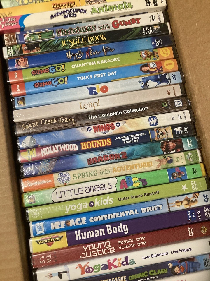 Лот реселлера из 27 DVD-дисков - детские, анимационные, Disney, ледниковый период - набор реселлеров - Изображение 4 из 4