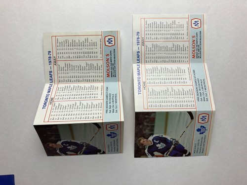 Toronto Maple Leafs Hockey Pocket Schedule Lot (4) 1977-78 / 1978-79 / 1979-80 - Picture 4 of 5