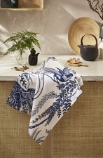 Ulster Weavers "Willow Toile", Printed cotton tea towel.