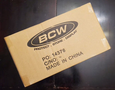 1000 / Case - Standard 3x4 BCW Topload - Card Holder / Toploader - NEW!