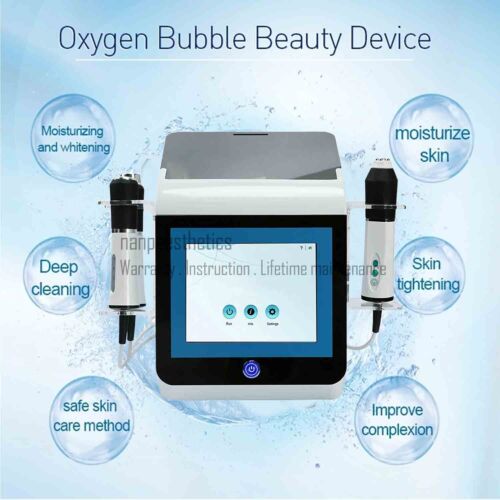 3in1 Facial O2 Co2 Bubble Oxy-gen R-F Spa Machine UV Sterilizer Face Skin Care - Picture 4 of 32