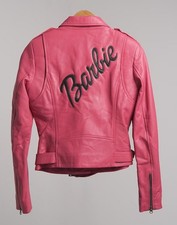 Barbie Doll Pink Leather Jacket For Girls