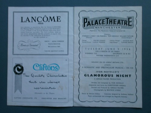1956 PALACE THEATRE MANCHESTER PROGRAMME "GLAMOROUS NIGHT" ON ICE - Picture 2 of 7