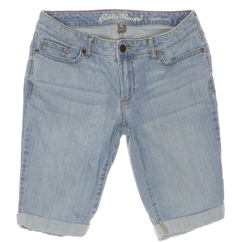 eddie bauer slightly curvy bermuda jean 