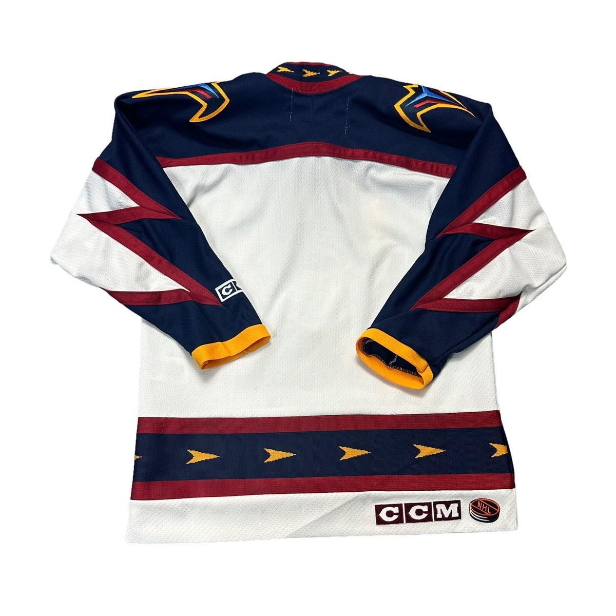 Atlanta Thrashers NHL CCM Hockey Jersey Youth Size L Or Men