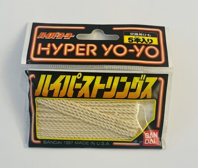 Hyper Yoyo String Pack, 5 Stück im Pack von BANDAI Made in 1997 rare