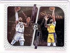 2023-24 Donruss Optic LeBron James / Anthony Davis #1 Illusions Prizm