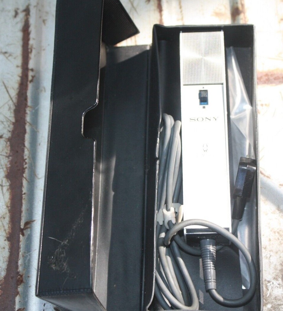 Sony Electret Condenser Microphone ECM95S Silver with Case eBay