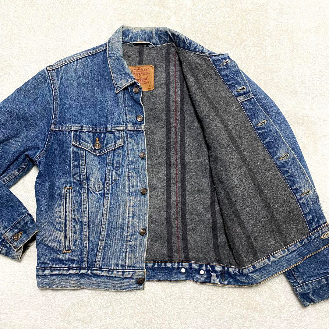 Vintage Levi's 70506 Denim Jacket Blanket Lined 80's USA Vintage Levi's 70506 Denim Jacket Blanket Lined 80's USA