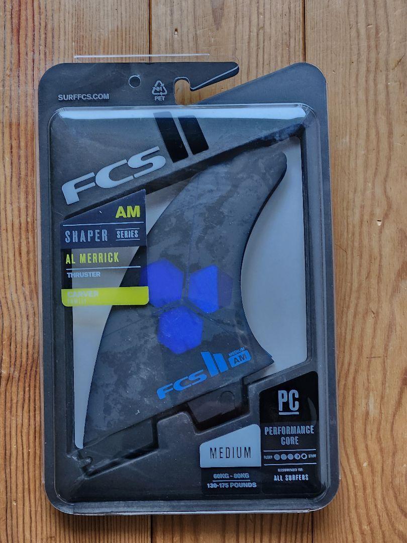FCS II Almeric Tri Fin Set, Blue, M Size, FCS2 System