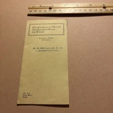 Antique Imagination Is Mental Facility that Moves the World / Frank Wright Chiro