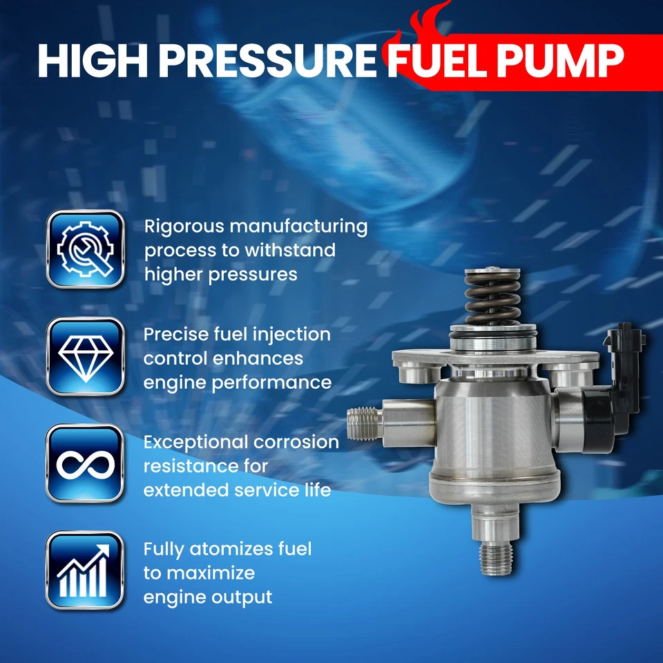 High Pressure Fuel Pump for GMC Buick Enclave Chevrolet Cadillac XTS 3.0L 3.6L - Изображение 3 из 4