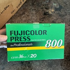 Fujicolor Press Professionals 800 ISO Color 36EXP Box of 12 Expired Color Film