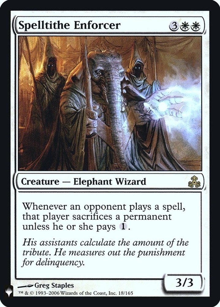 Spelltithe Enforcer #18 *Foil* (MP) The List Reprints (LIST) MTG