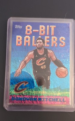 2025-26 Topps - 8-Bit Ballers Donovan Mitchell #8B-11 Blue Holofoil #135/150