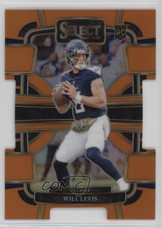 2023 Panini Select Concourse Orange Prizm Die-Cut /499 Will Levis Rookie RC 6k2