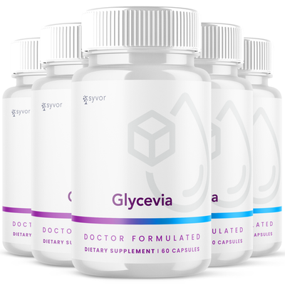 #ad 5 Pack Glycevia Pills Advanced Blood Health Support 300 Capsules $59.95