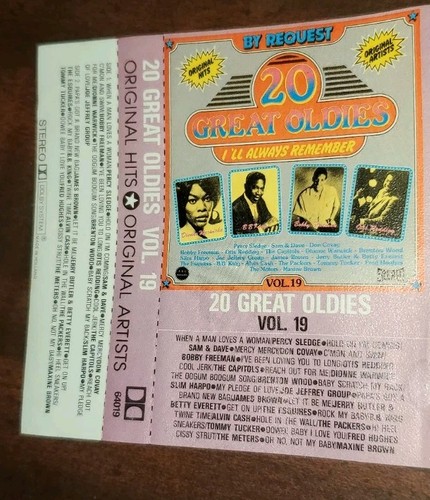 20 Great Oldies Vol. 19 Cassette Flashback Records Import Original Hits, Artists - Picture 5 of 6
