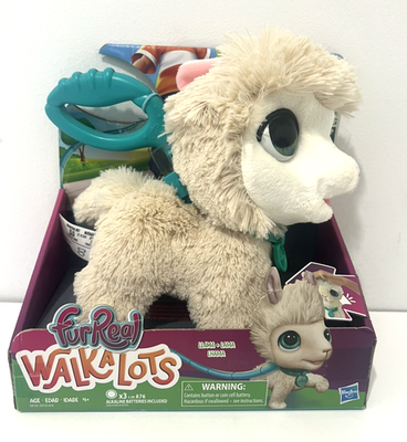 FURREAL WALKALOTS BIG WAGS LLAMA INTERACTIVE PET TOY ON LEASH