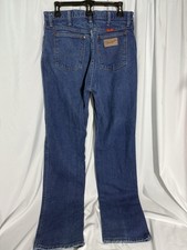 Vintage Wrangler 14MWZG Women's Cowboy Cut Blue Jeans Size 13x34 100 Cotton