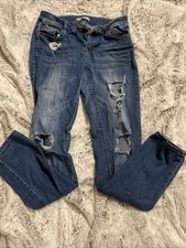 Refuge Women's Blue Skinny Jeans Size 4
