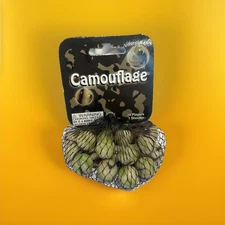 Camouflage Mega Marbles Vacor Net Bag 25 Glass (1 Shooter 24 Players)